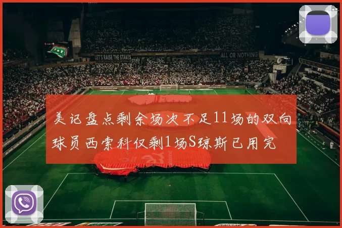 美记盘点剩余场次不足11场的双向球员西索科仅剩1场S琼斯已用完